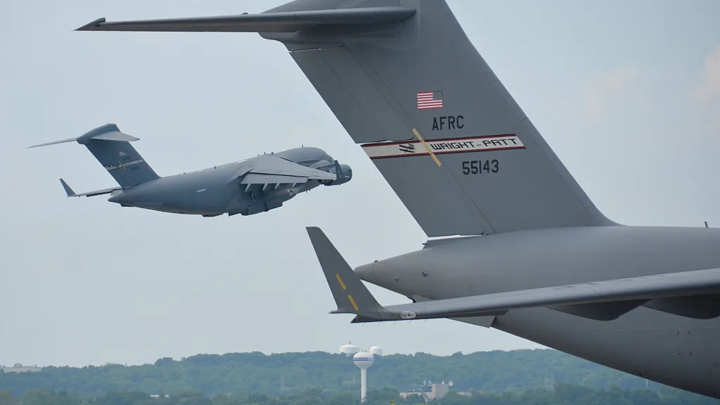 La base aérienne Wright Patterson, dans l'Ohio, est la dernière installation militaire américaine à signaler les survols de drones.
